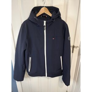 Tommy Hilfiger Men's Navy Blue Softshell Jacket Size Medium